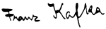 Signature.svg de Franz Kafka